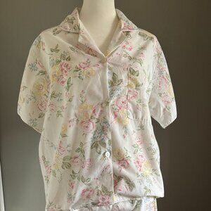 Vintage Floral Pajama Set